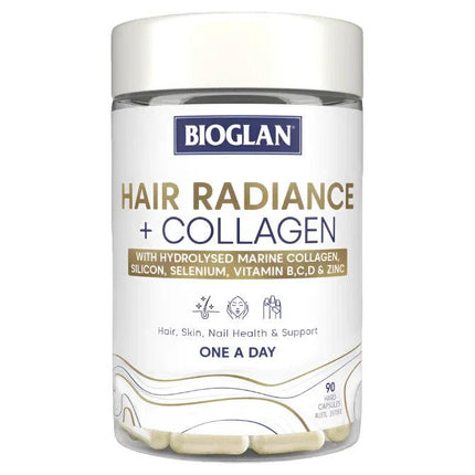 Bioglan Hair Radiance & Collagen Caps 90 Capsules - OhYouLuckyDuck.com.au
