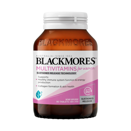 Blackmores Womens Vitality Multi for Energy and Wellbeing Support 100 Tablets
