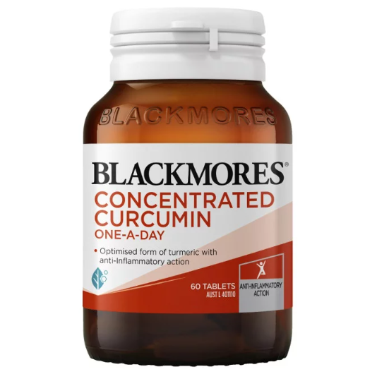 Blackmores Concentrated Curcumin One-A-Day 60 Tablets - OhYouLuckyDuck.com.au
