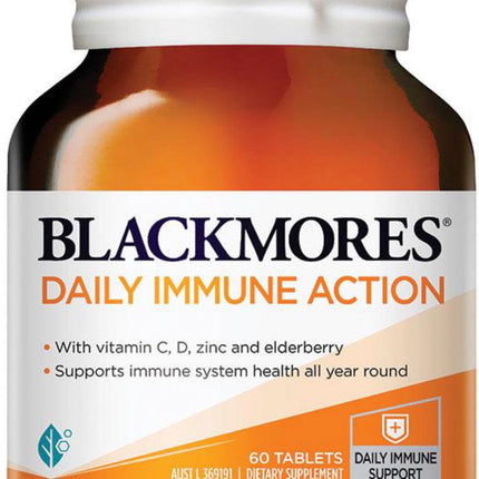 Blackmores Daily Immune Action 60 Tablets - OhYouLuckyDuck.com.au