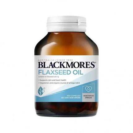 Blackmores Flaxseed Oil 1000mg 100 Capsules - OhYouLuckyDuck.com.au