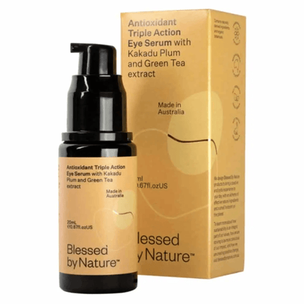 Blessed By Nature Antioxidant Triple Action Eye Serum 20ml - OhYouLuckyDuck.com.au