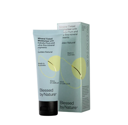 Blessed By NatureMineral Tinted Moisturiser Golden Natural 50ml - OhYouLuckyDuck.com.au