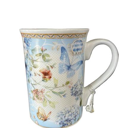 Generic Mug Blue Butterflies