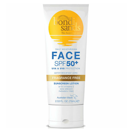 Bondi Sands Face Sunscreen Lotion SPF50+ 75ml