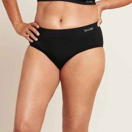 Boody Midi Briefs Black - Large