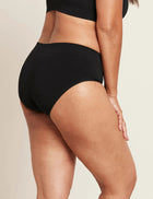 Boody Midi Briefs Black - Small - OhYouLuckyDuck.com.au