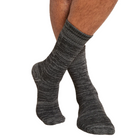 Boody Men's Work Boot Socks Black Grey Space Dye 11-14 - OhYouLuckyDuck.com.au