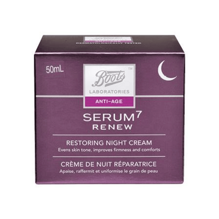 Boots Laboratories Serum7 Renew Night Cream 50Ml