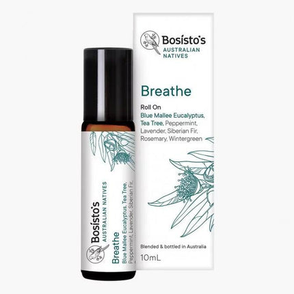 Bosistos Australian Natives Breathe Roll On 10mL - OhYouLuckyDuck.com.au