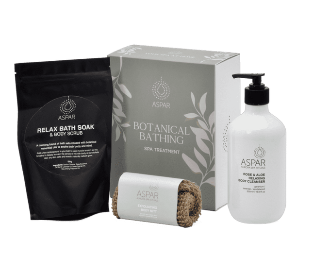 Aspar Travel Spa Treatment Kit 4 Piece
