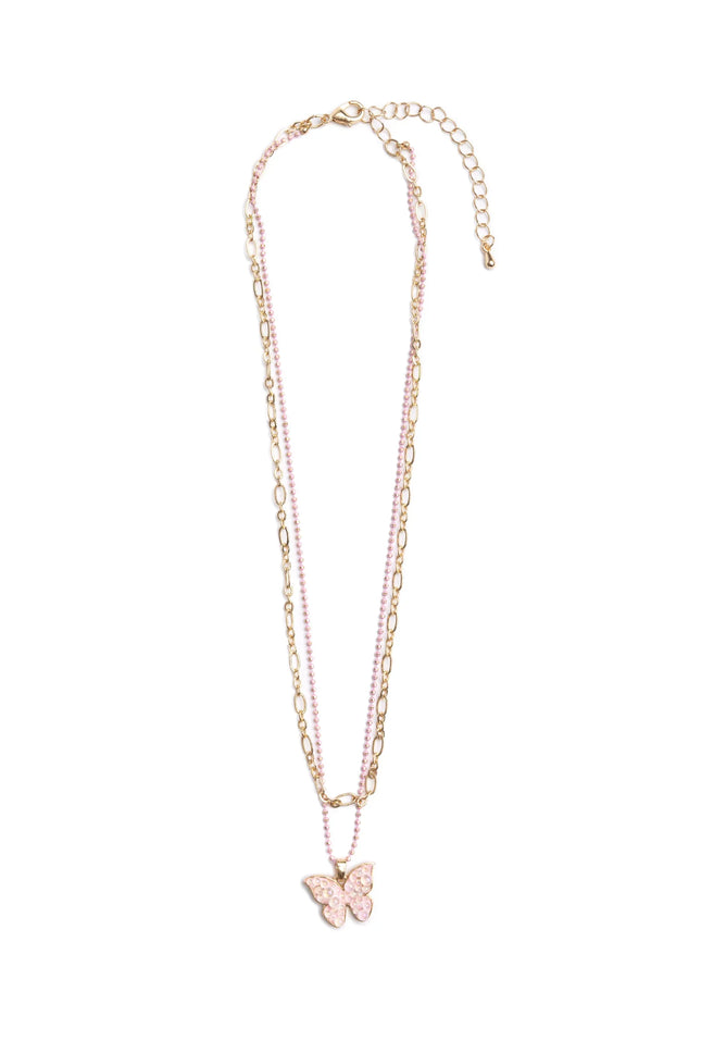 Great Pretenders Boutique Chic Bubbly Butterfly Necklace