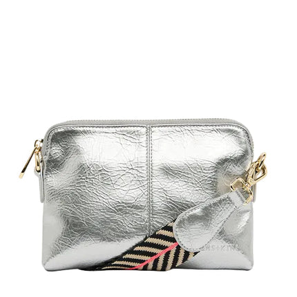 Elms and King Bowery Petite Crossbody Bag Titanium Crinkle