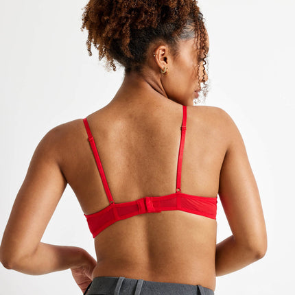 Kayser Brazilian Push Up Bra - Red - OhYouLuckyDuck.com.au