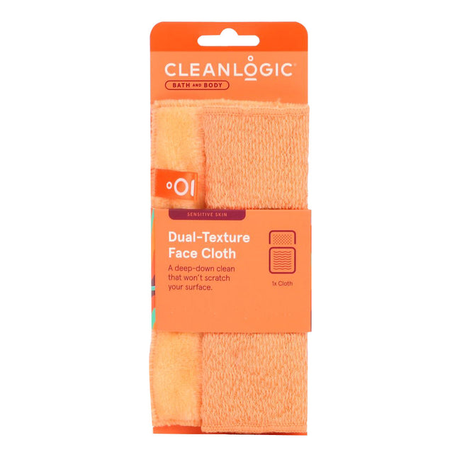 Cleanlogic Sensitive Skin Bath and Body Sensitive Skin Dual Texture Face Cloths