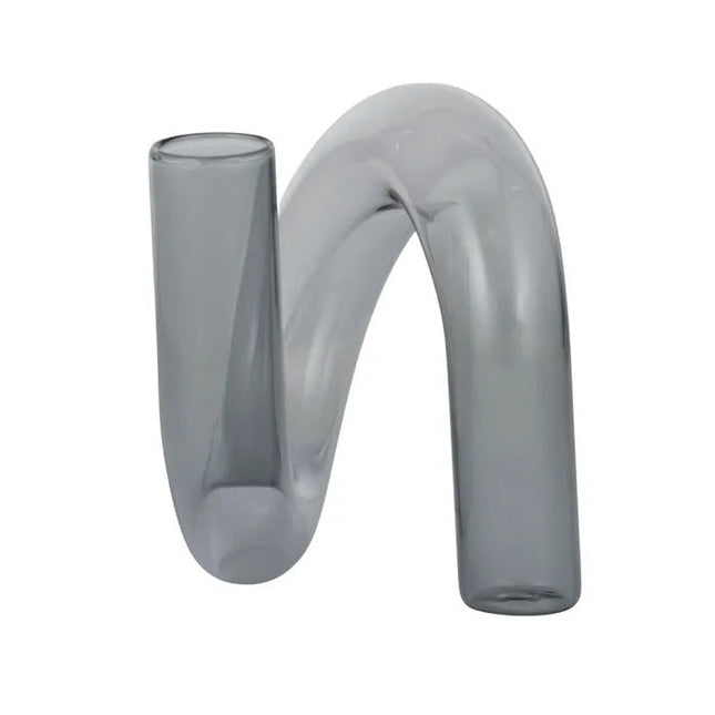 Coast To Coast Astrid Glass Vase Grey