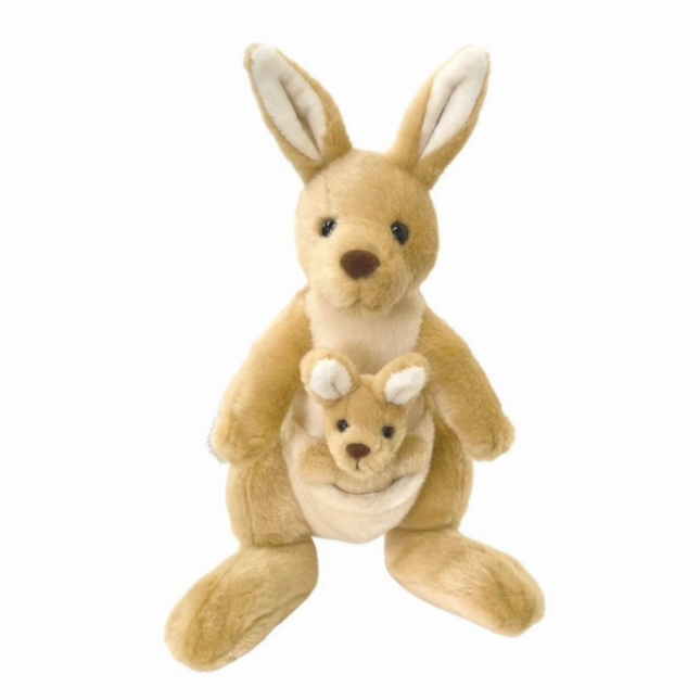 Marloo The Kangaroo With Joey Collectible Soft Plush Toy 30cm Ages 3+ And Up