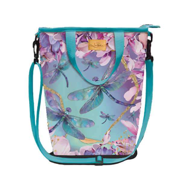 Lisa Pollock Champagne Cooler Bag - Delightful Dragonflies