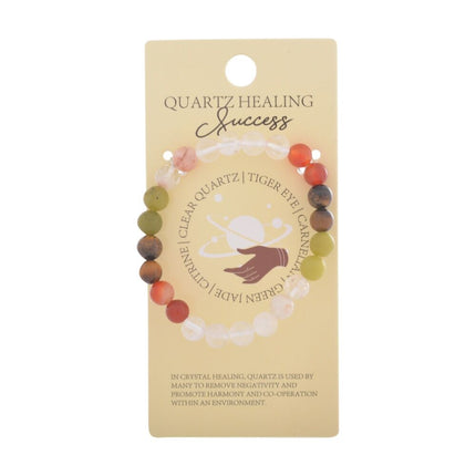 Gibson Gifts Quartz Bracelet Success Beaded Jewellery Multicoloured