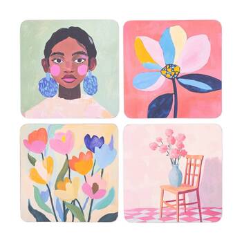 Splosh Billie Coasters Set of 4 10 x 10cm