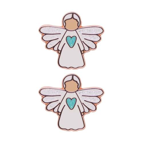 Splosh Angel Of Hope Keepsake Enamel Pin Rose Gold 2 Pack