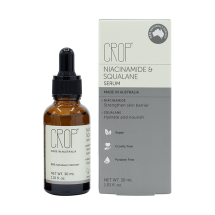 Crop Natural Niacinamide & Squalane Serum 30ML - OhYouLuckyDuck.com.au