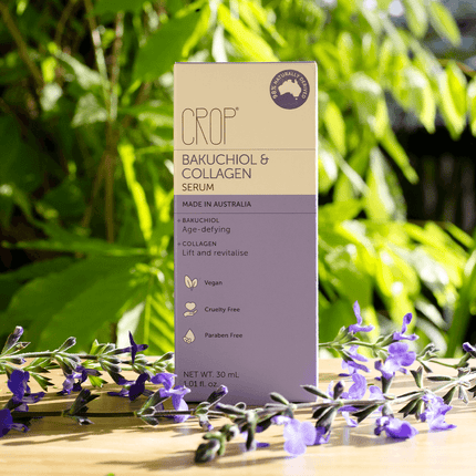 Crop Natural Bakuchiol & Collagen Serum 30ML - OhYouLuckyDuck.com.au