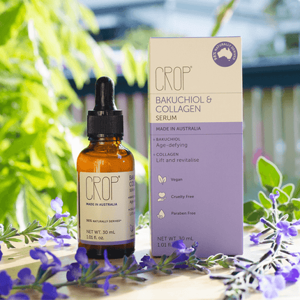 Crop Natural Bakuchiol & Collagen Serum 30ML - OhYouLuckyDuck.com.au