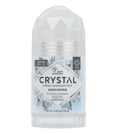 Crystal Mineral Deodorant Stick Unscented 120g