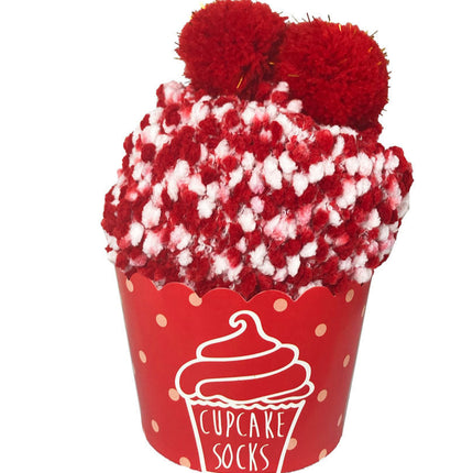 Cupcake Socks Strawberry Love