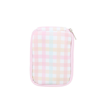 Wicked Sista Portable Pill Case Pastel Gingham