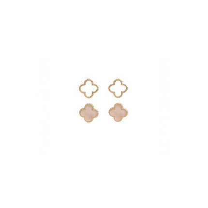 Adnohr Sensation Mother Of Pearl Clover Stud Set Gp 16038