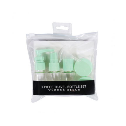 Wicked Sista 7 Piece Travel Set Fresh Green