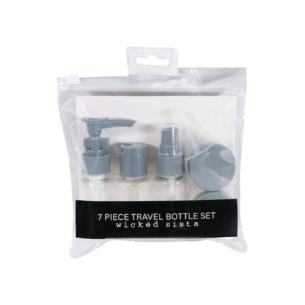 Wicked Sista 7 Piece Travel Set Grey