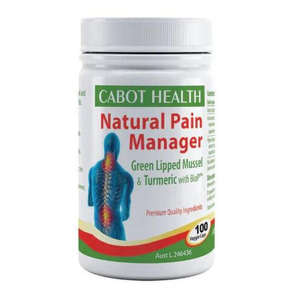 Cabot Health Natural Pain Manager Capsule 100 - OhYouLuckyDuck.com.au