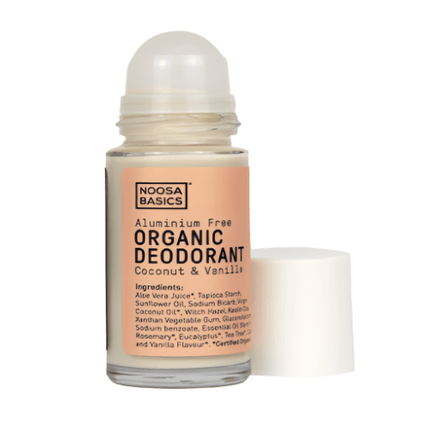 Noosa Basics Deodorant Roll On Coco Vanilla 50ML - OhYouLuckyDuck.com.au