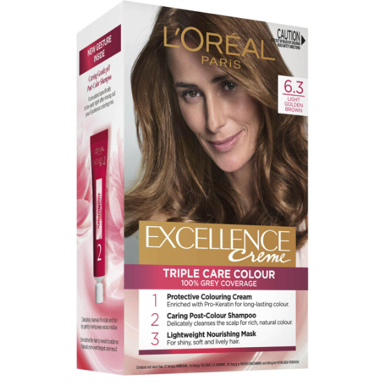L'Oreal Excellence 6.3 Light Golden Brown - OhYouLuckyDuck.com.au