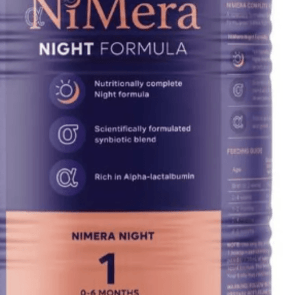 NiMera Stage 1 Infant Night Formula 400G - OhYouLuckyDuck.com.au