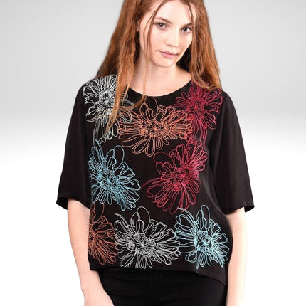 Zoha Online Carmen Embroidered Top