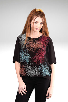 Zoha Online Carmen Embroidered Top