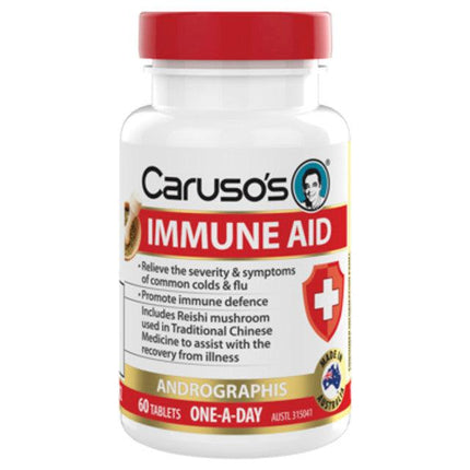 Caruso's Immune Aid 60 Tablets - OhYouLuckyDuck.com.au