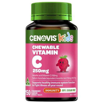 Cenovis Kids Vitamin C 250mg Berry Chew Tabs 150