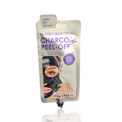 Skin Republic Charcoal Peel Off Face Mask 25ml - OhYouLuckyDuck.com.au