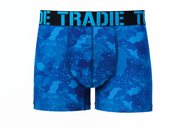 Tradie Men Work and Surf Trunk Camo Edge