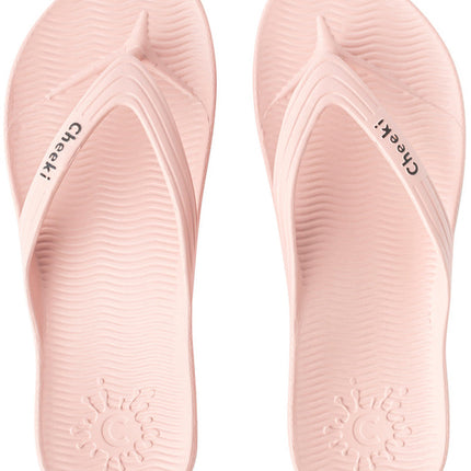 Cheeki Arch Support Thongs Pink Womens Size US 7