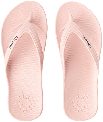 Cheeki Arch Support Thongs Pink Womens Size US 7