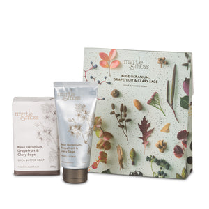 Myrtle and Moss Xmas Rose Duet Red Gift Set 325ml