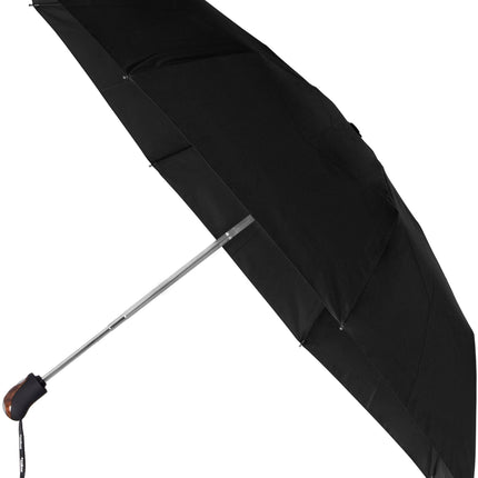 Classic Automatic Open Umbrella with Straight Handle Black 102CM