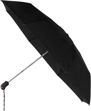 Classic Automatic Open Umbrella with Straight Handle Black 102CM