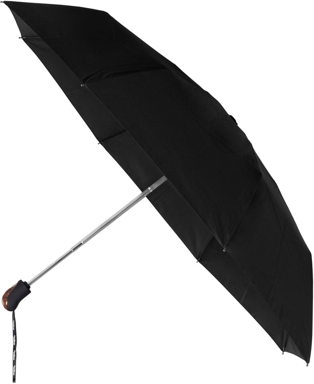 Classic Automatic Open Umbrella with Straight Handle Black 102CM
